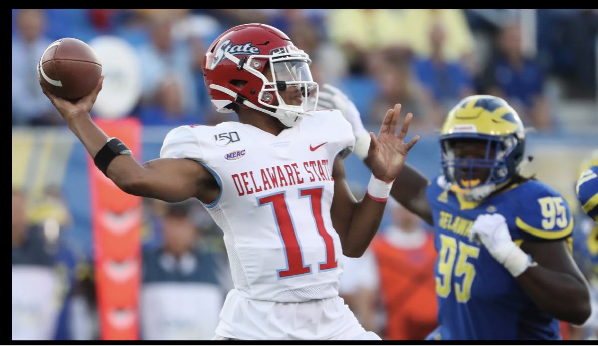Leviticus4x's tweet photo. #AGTG Just received an offer from Delaware State University #GoHornets #HBCU https://t.co/Ie4SjjITT0