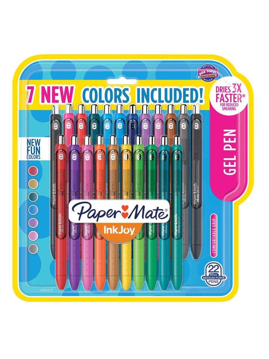 Papermate inkjoy: these write like BUTTER, especially on the glossy First Aid pages. Fantastic color range, smooth silicon grip, and great clickability. No 0.38mm  these are up and coming, will be stolen by attendings. 9/10