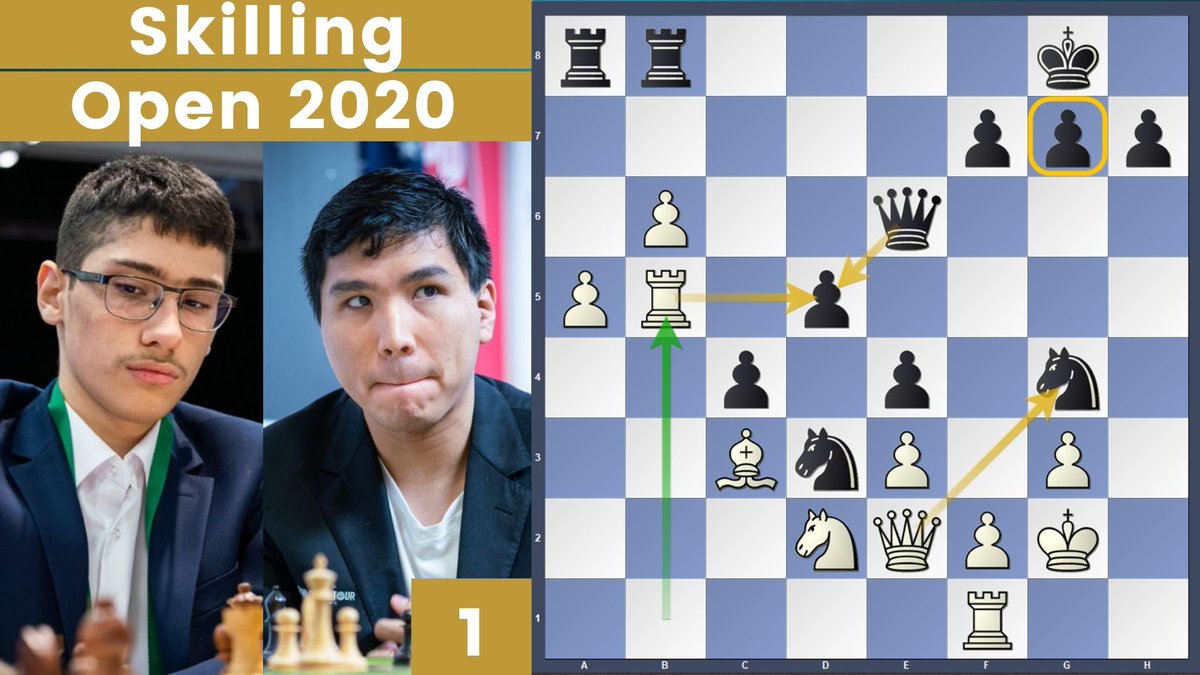 Chess with Gabriel (@chesswgabriel) on Twitter photo Skilling Open Day 1
Firouzja vs Wesley So | Queen's Pawn Game
Watch: "A Difficult Beginning!" youtu.be/TpTezmH_-8c
Photos by
<a href="/LennartOotes/">Lennart Ootes</a>
#Chess #SkillingOpen #WesleySo #Firouzja Skilling Open Day 1
Firouzja vs Wesley So | Queen's Pawn Game
Watch: "A Difficult Beginning!" youtu.be/TpTezmH_-8c
Photos by
<a href="/LennartOotes/">Lennart Ootes</a>
#Chess #SkillingOpen #WesleySo #Firouzja