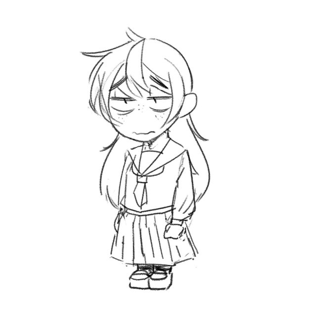 他の方が描かれたのをみて良いなあと思ったので自分でもチャレンジしたディフォルメと落書きをこそっと 