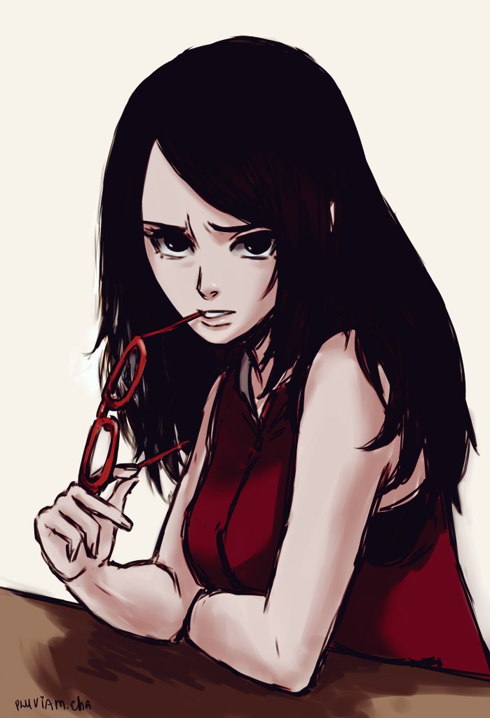 Teen Sarada Uchiha (fan art)