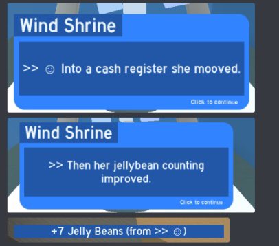 Bee Swarm Leaks On Twitter New Wind Shrine Dialogue Into A Cash Register She Mooved Then Her Jellybean Counting Improved 7 Jelly Beans From New Ant Challenge - roblox bee swarm simulator wind shrine