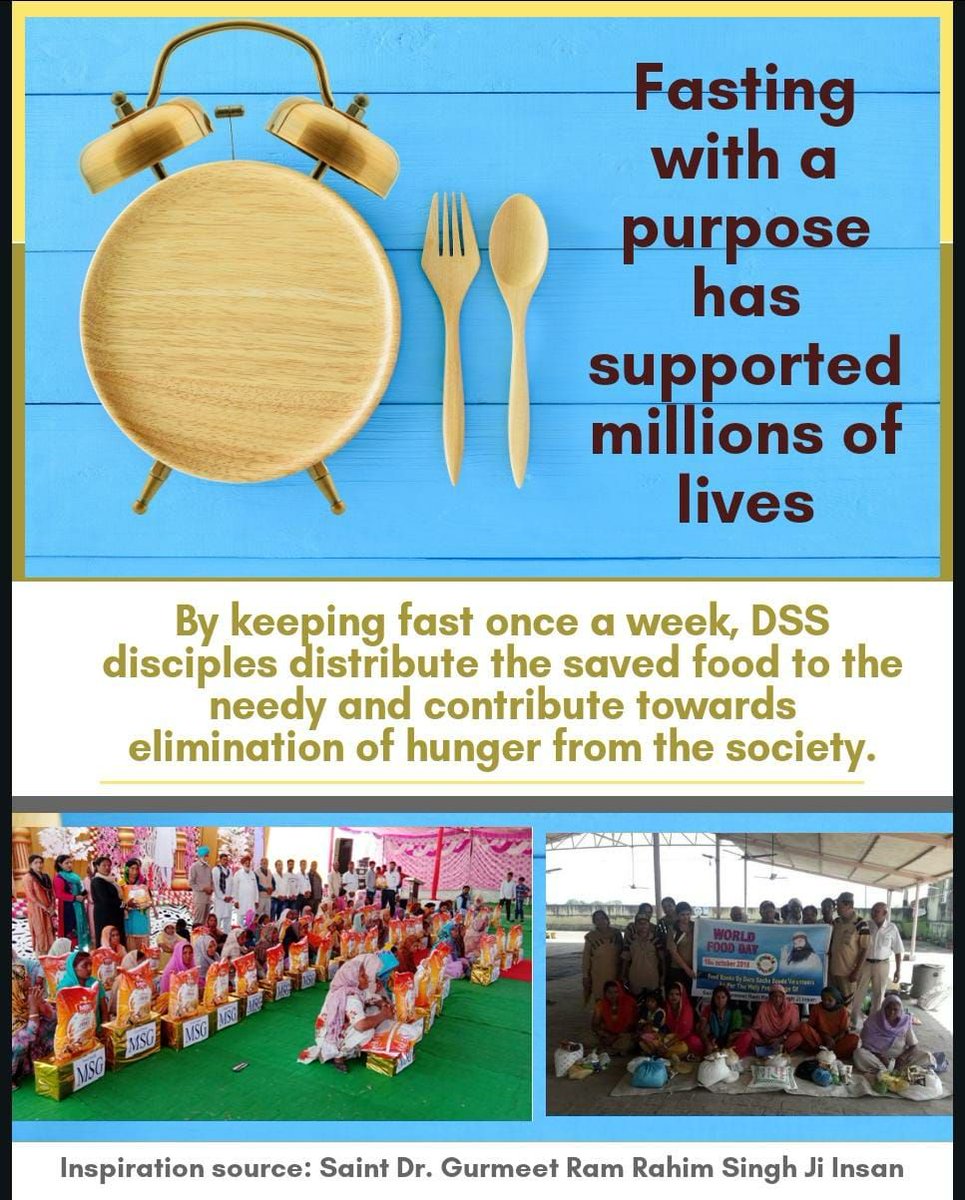 AhujaHitin's tweet photo. #FastToServeHungry
With the pious Inspiration of Saint Dr  @Gurmeetramrahim Singh Ji Insan volunteers of @DeraSacchaSauda help millions of needy and hungry people annually through the food bank initiative in various states and cities https://t.co/lp6mXsxKkp