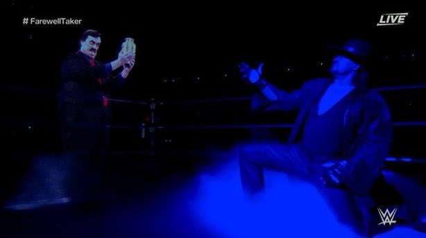 This was everything....
#FarewellTaker #SurvivorSeries https://t.co/0jHtA39jr3