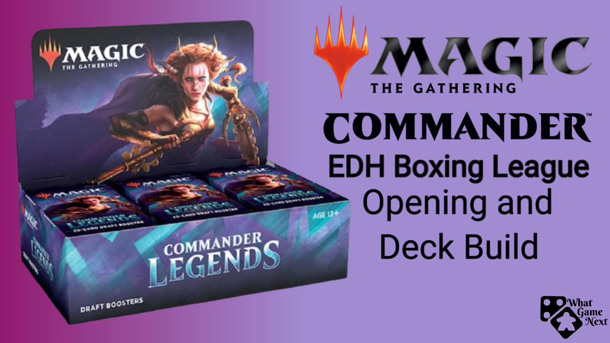 WhatGameNext's tweet photo. Going live in 15 minutes to open a box of Commander Legends and build a deck for #EDHBoxingLeague! 
Come hang out!
https://t.co/lGwJBg4Lvt

#MTG #commander #mtgcmr #WhatGameNext #Livestream #smallstreamer https://t.co/oHu67x3JPY