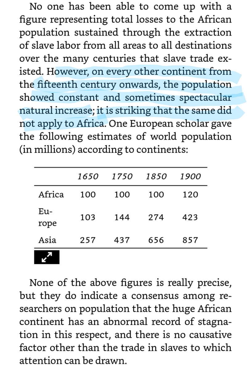 Multiply this by 10s of millions at a time when the population of the continent was only about 100 million.For centuries, the population of Africa remained stagnant. Do you know what it means for a population to remain stagnant for over 2 centuries?