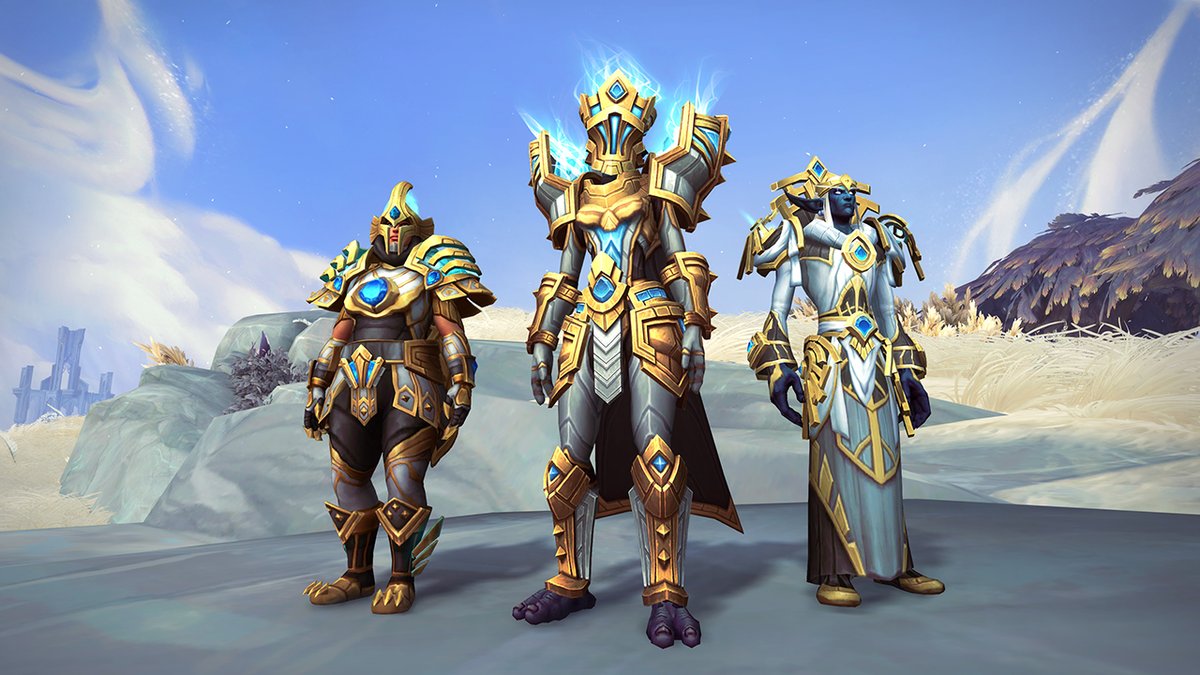 Wowhead's tweet photo. Are you the type of person who picks a Covenant based on looks?

Good news, because our Covenant Armor and Weapon Transmog guides are now live, with sources for all tints and Dressing Room links!

#Shadowlands #Warcraft

https://t.co/4OwD67v3Uk https://t.co/XwZrzBHeHd