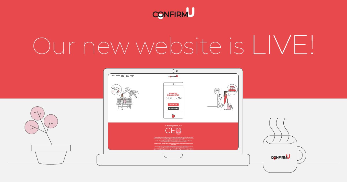 Our new website is now live. 

Visit confirmu.com now. 

#confirmu #fintechnews #financialinclusion #financeinnovation #fintechstartups
