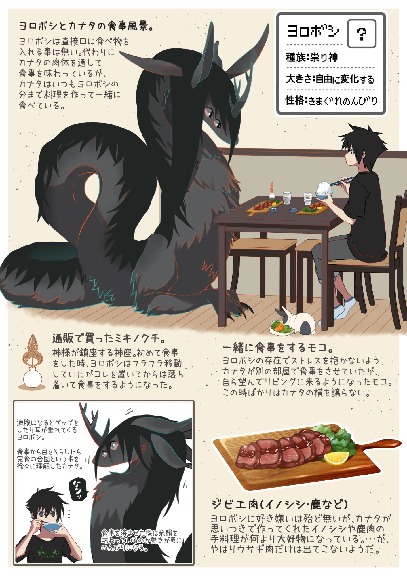 さらら 7月展示会準備中 ヨロボシの詳細 前々から描きたかった食事風景 少年と祟り神 T Co Ati8ic6x6a Twitter さらら 7月展示会準備中 ヨロボシの詳細 前々から描きたかった食事風景 少年と祟り神 T Co Ati8ic6x6a Twitter