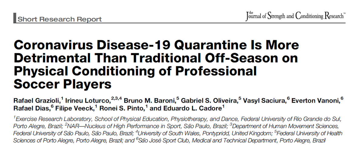 brinkphysios's tweet photo. Coronavirus Disease-19 Quarantine Is More Detrimental Than Traditional Off-Season on Physical Conditioning of Professional Soccer Players

@Rafael_Grazioli, @IrineuLoturco, B Bruno, @filipe_veeck, et al. @NSCA #COVID19 #coronavirus #soccer #football 

https://t.co/egI5igptjU https://t.co/PVxcB4hSu4