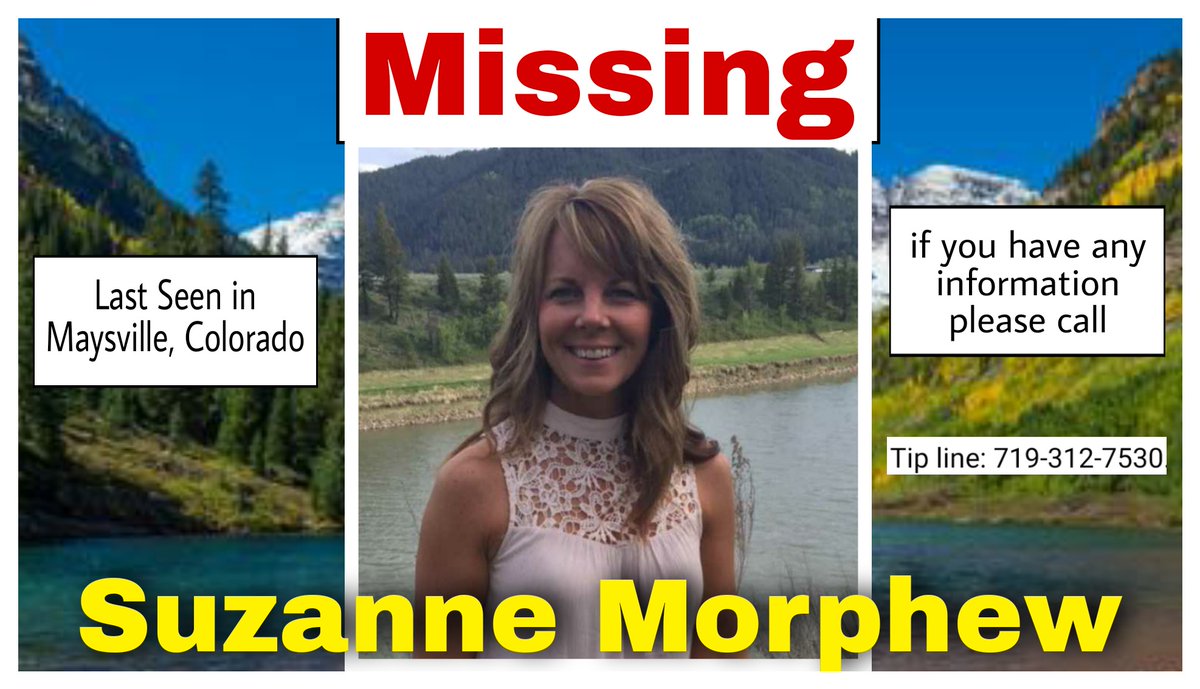 Where is SUZANNE MORPHEW??
#MissingPerson
#Missing
#SuzanneMorphew 
#FindSuzanneMorphew
#Justice4SuzanneMorphew
#TrueCrime 
youtu.be/S3aRxtv-qlI