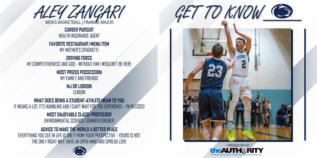 PSHbgAthletics's tweet photo. We've got a few more newcomers to get familiar with, so let's keep things rolling by getting to know the trio of #pshbgmbb's Aley Zangari, #pshbgwbball's Jenna Montana, and #pshbgtfxc's Kyli Moon-Rumsey! ⛹️‍♂️⛹️‍♀️🏃‍♀️

#pshbgmbb 🦁
#pshbgwbball 🦁
#pshbgtfxc 🦁
#PrideSpiritHonor 🔵⚪ https://t.co/6Y6i147JiY