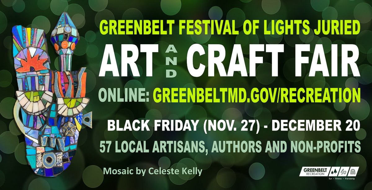 We have missed all of you at <a href="/greenbeltfm/">Greenbelt Farmers Market</a> this year, and so are really excited to announce that the Greenbelt Festival of Lights Art &amp; Craft Fair will operate *virtually* Nov 27 - Dec 20 and we will be "there"!  Watch this space for more details soon...