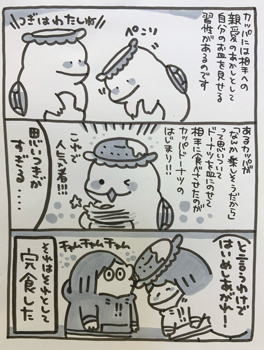 【定休日のお知らせ】
いつもありがとうございます。11月29日は定休日です。月曜日からまた元気に頑張りますので、よろしくお願いします!秋はコーヒーに合わせてドーナツが食べたくなるポプ担です。
#ポプたんとカパたん #ドーナツ #カッパ 