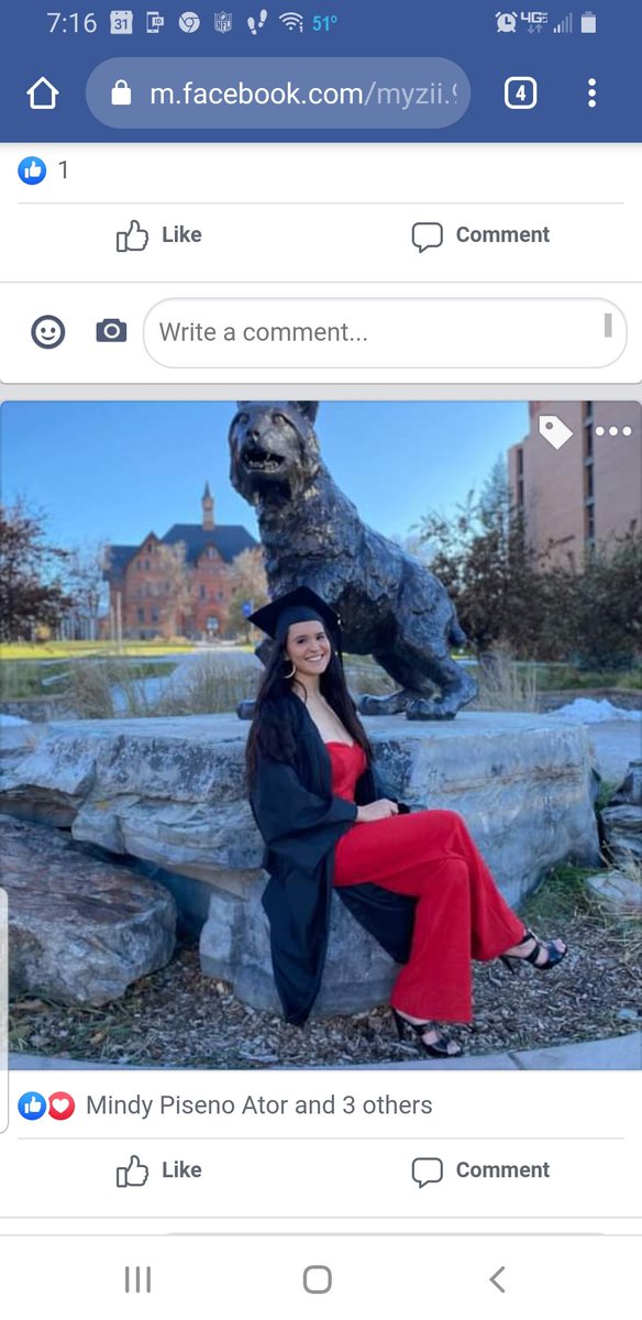 BozemanAD8R's tweet photo. We celebrated Mya's graduation from MSU.  Proud of how hard she worked! #CatGrad20 https://t.co/CzRqbeKxdi