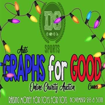 BRCarolinas's tweet image. We&apos;ve got some much happening! In 6 days, we present #GRAPHSforGOOD part 2. This #charity auction will benefit #ToysforTots @ToysForTots_USA Facebook.com/DSsportsMarket…