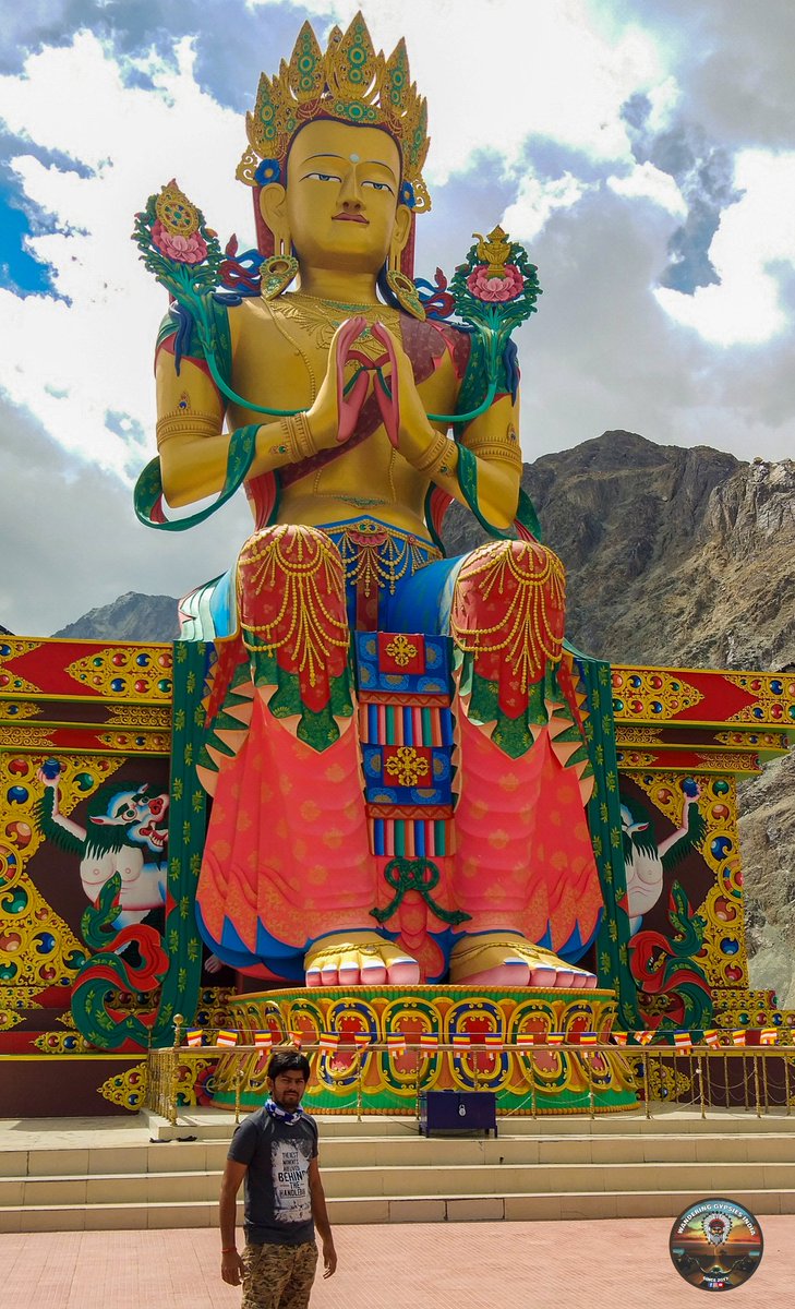 wg4india's tweet photo. Diskit Monastery also known as Deskit Gompa or Diskit Gompa is the oldest and largest Buddhist monastery (gompa) in the Nubra Valley of Ladakh, northern India.
#natgeo #natgeotravel #travel #incredibleindia #discoverindia #lehladakhdiaries #ladakhtourism🏕️ #diskitmonastery https://t.co/T2EtBxzE8n
