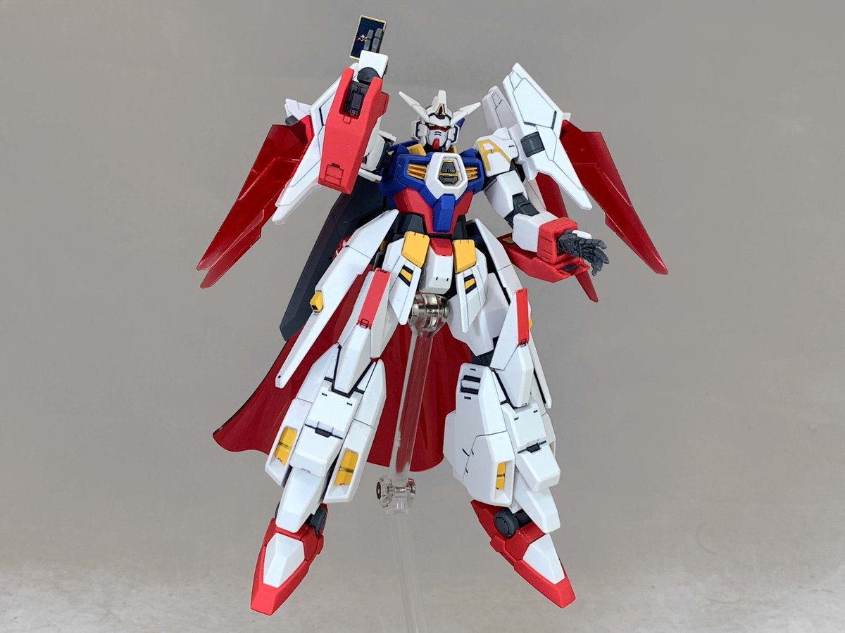 F A たちばな Hg 1 144 トライエイジガンダム 組んだ 今月プレバン限定 ガンダムトライエイジ 9周年記念オリジナルガンダムという事で特典プロモーションカード付き キットは Tryageマグナム の成型色を変更 銃撃エフェクトパーツが追加 箱は