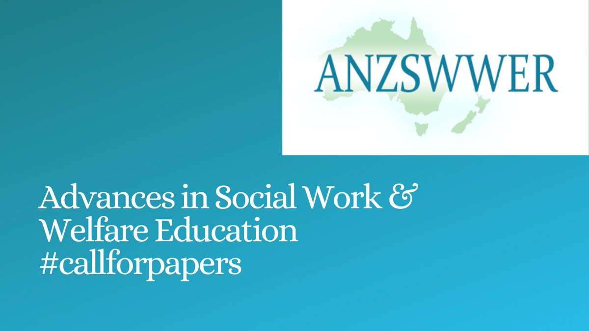 ANZSWWER's tweet photo. #callforpapers - Let's  keep the conversation of the #ANZSWWER2020 Symposium going with this special issue  which takes up the theme of Social Work in a Climate of Change https://t.co/mSlVtWM2vX https://t.co/fpkTPUzy6v