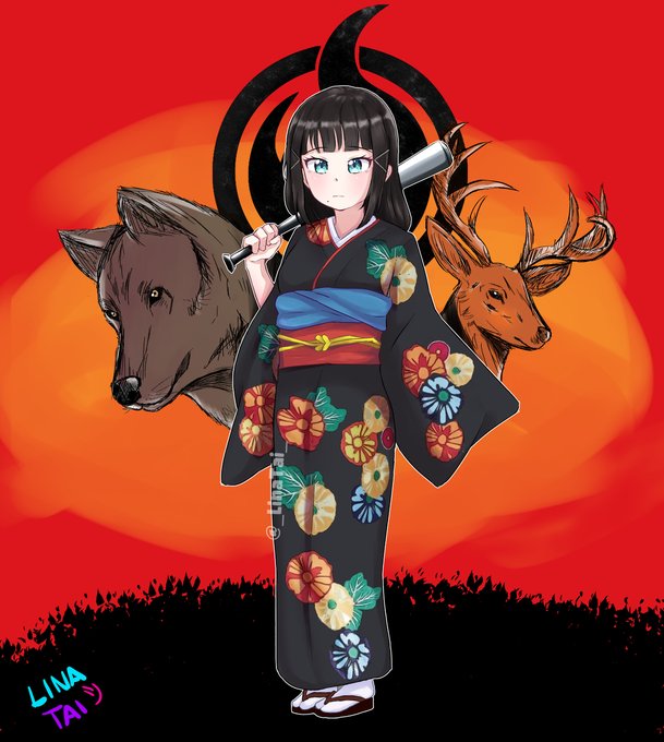 Dia Kurosawa Kimono Bat #女の子 #ラブライブ! #黒澤ダイヤ https://t.co/sVx5iwBIhC 