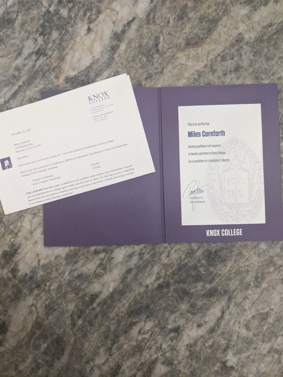 Miles Cornforth (@cornforthmiles) on Twitter photo I am excited to have received an acceptance letter from Knox College. Huge thanks to <a href="/CoachBonstead/">Cory Bonstead</a>, <a href="/KnoxCollegeFB/">Knox Football</a>, and a special thanks to <a href="/KnoxCollege1837/">knoxcollege1837</a>. I am excited to have received an acceptance letter from Knox College. Huge thanks to <a href="/CoachBonstead/">Cory Bonstead</a>, <a href="/KnoxCollegeFB/">Knox Football</a>, and a special thanks to <a href="/KnoxCollege1837/">knoxcollege1837</a>.