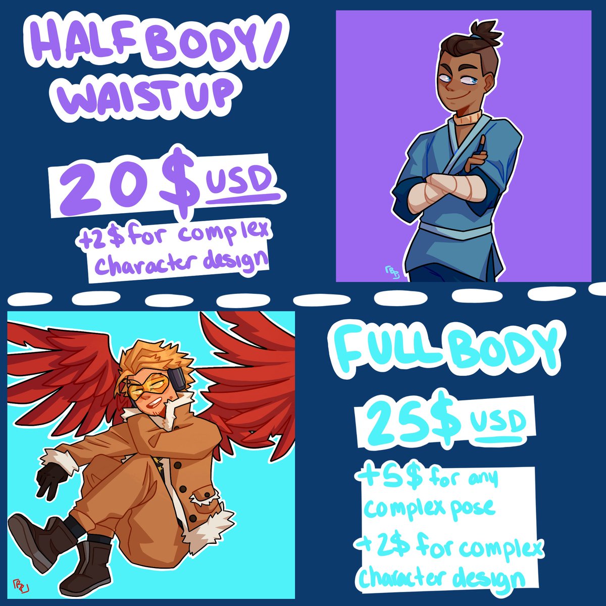 Bpetbirds's tweet photo. FINALLY MADE A REAL COMMISSIONS SHEET LOL‼️ just shoot me a dm and we can talk it out 😎🤙 my tos are on my Instagram but tldr I’m not drawing weird or bad stuff 
#art #Commissions #commissionopen #digitalart https://t.co/XhEaNZmLxv