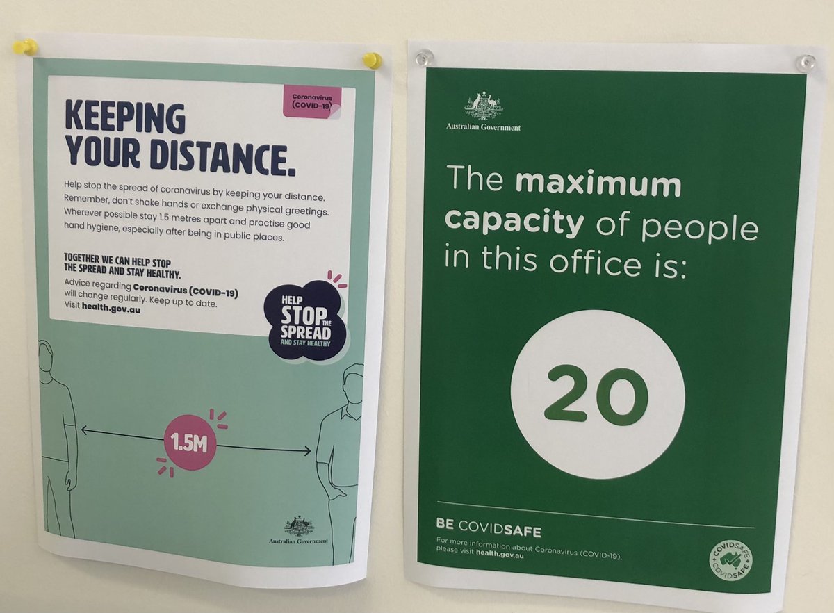 Temp checks, regular cleaning and social distancing are just a few ways we’re staying #COVIDSAFE in our office. Share the strategies you’re implementing and let’s get through this together! #exemplarsystems #VET #SafetyFirst