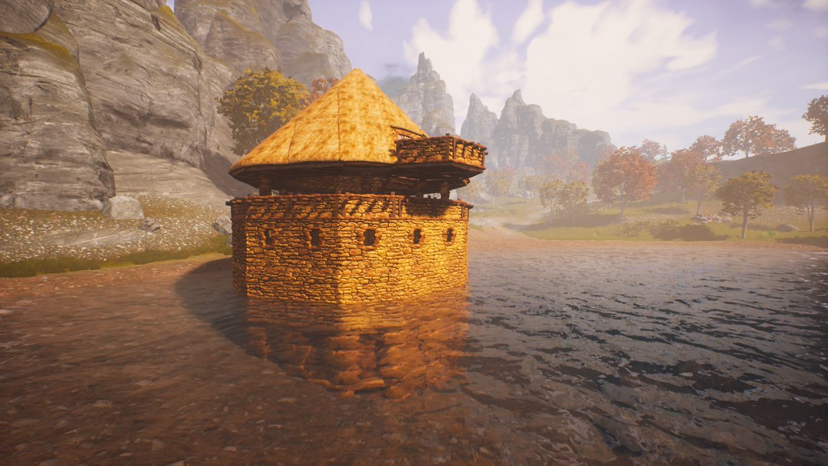 Kiah0nFire's tweet image. Some of my favourite Isle Of Siptah builds from my server (not built by me - mines in the last post) #conanexiles #pingperfect