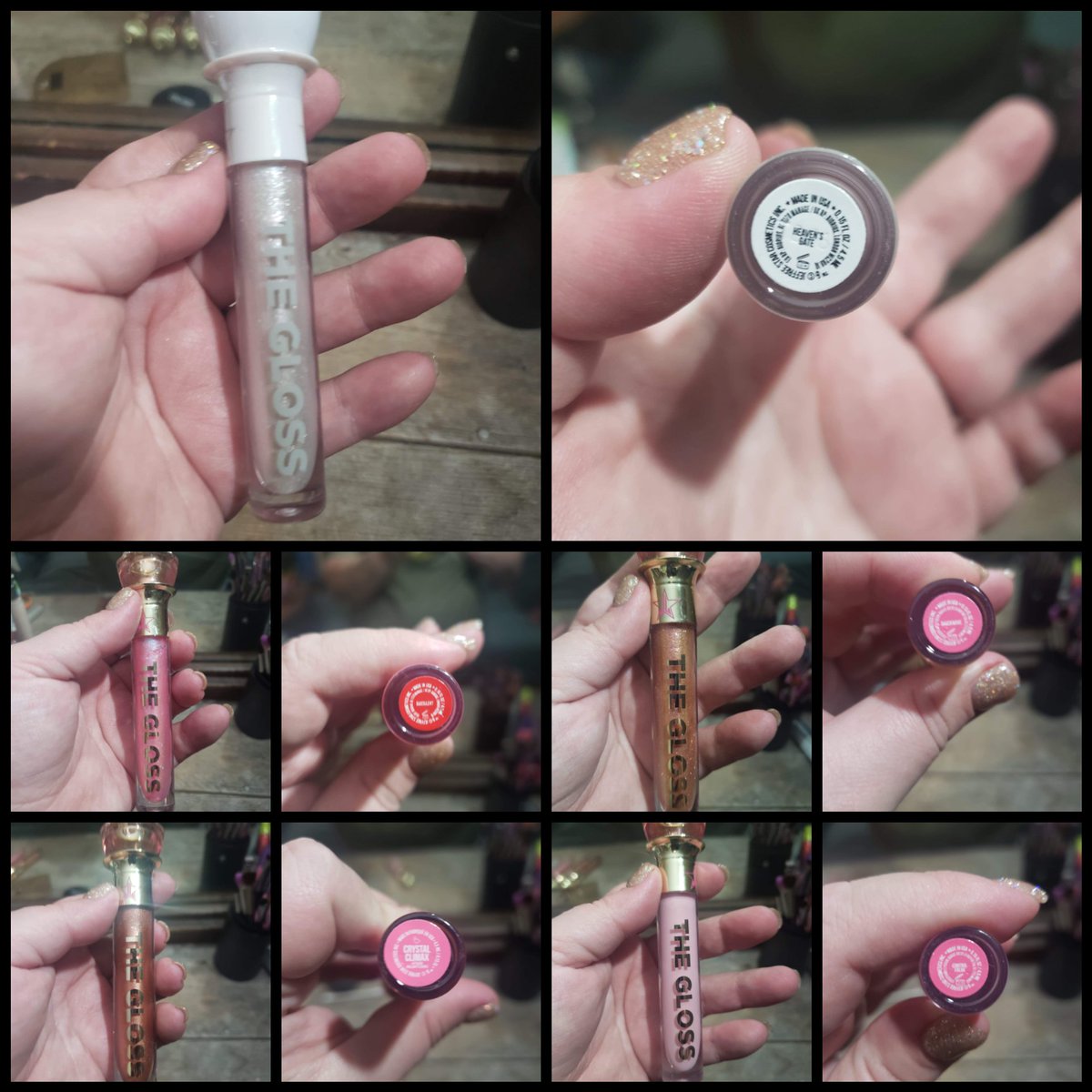 kakthendrix's tweet photo. Pains me to do this, but I'm selling a large part of my @JeffreeStar collection. We are desperate for money right now with bills and Christmas coming up. Let me know if you're interested in anything. #jeffreestarcosmetics #heartbroken https://t.co/IdQ9SgpCLL