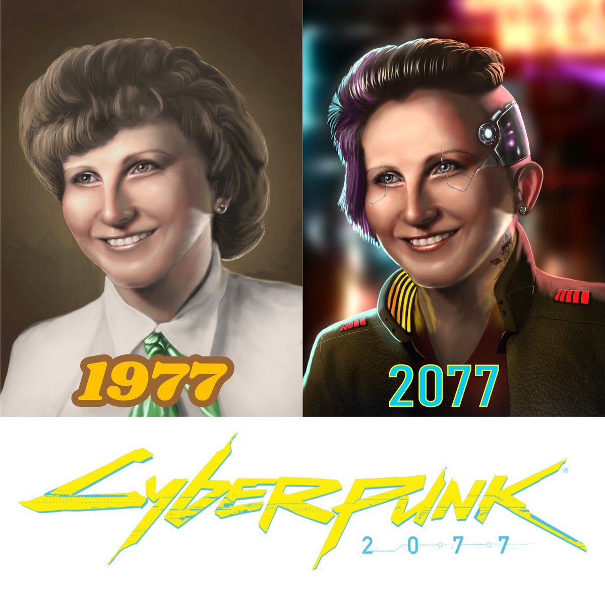 RafaMagre's tweet photo. Digital painting inspired by the game @CyberpunkGame developed by @CDPROJEKTRED
#fanart #illustration #digitalpainting #conceptart #videogame #cyberpunk #CYBERPUNK2077 https://t.co/UZi9kHHowB