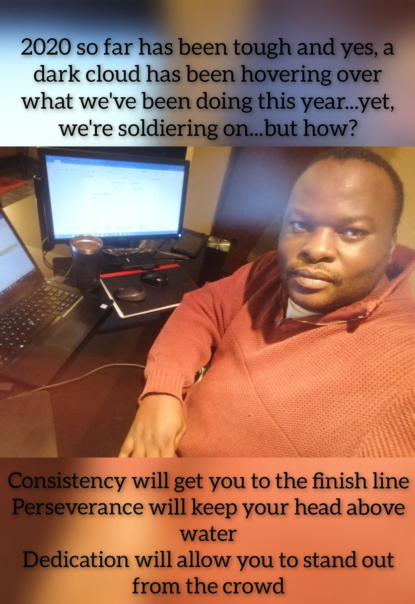 SMukwakungu's tweet photo. ππΎ #Past3amSquad & @FabAcademic
Many great stories have shown that 2020, although an awful year for many, has been a year of accomplishment!
Congrats to @versterb101 @Sine81755776 & many others who have shown us that it's doable!
Wishing u a productive new week! By π₯ by πͺπΎ https://t.co/T1ZCgQIquV