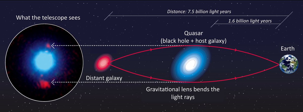 You CAN have situations where galaxies with supermassive black holes can be sufficient to distort spacetime without a whole galaxy cluster doing it. Here’s an example:  https://sites.astro.caltech.edu/~george/qsolens/But even in this case, it’s the supermassive black hole plus the dark matter halo!