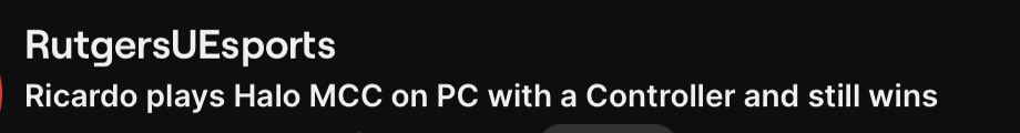 Rutgers Esports tweet media