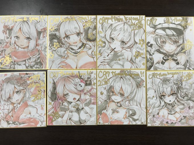 今年イベント出なかったから、年末に直筆式紙何枚かBOOTHに出そうかなーと思ってます

画像は去年の冬コミで頒布したやつ 