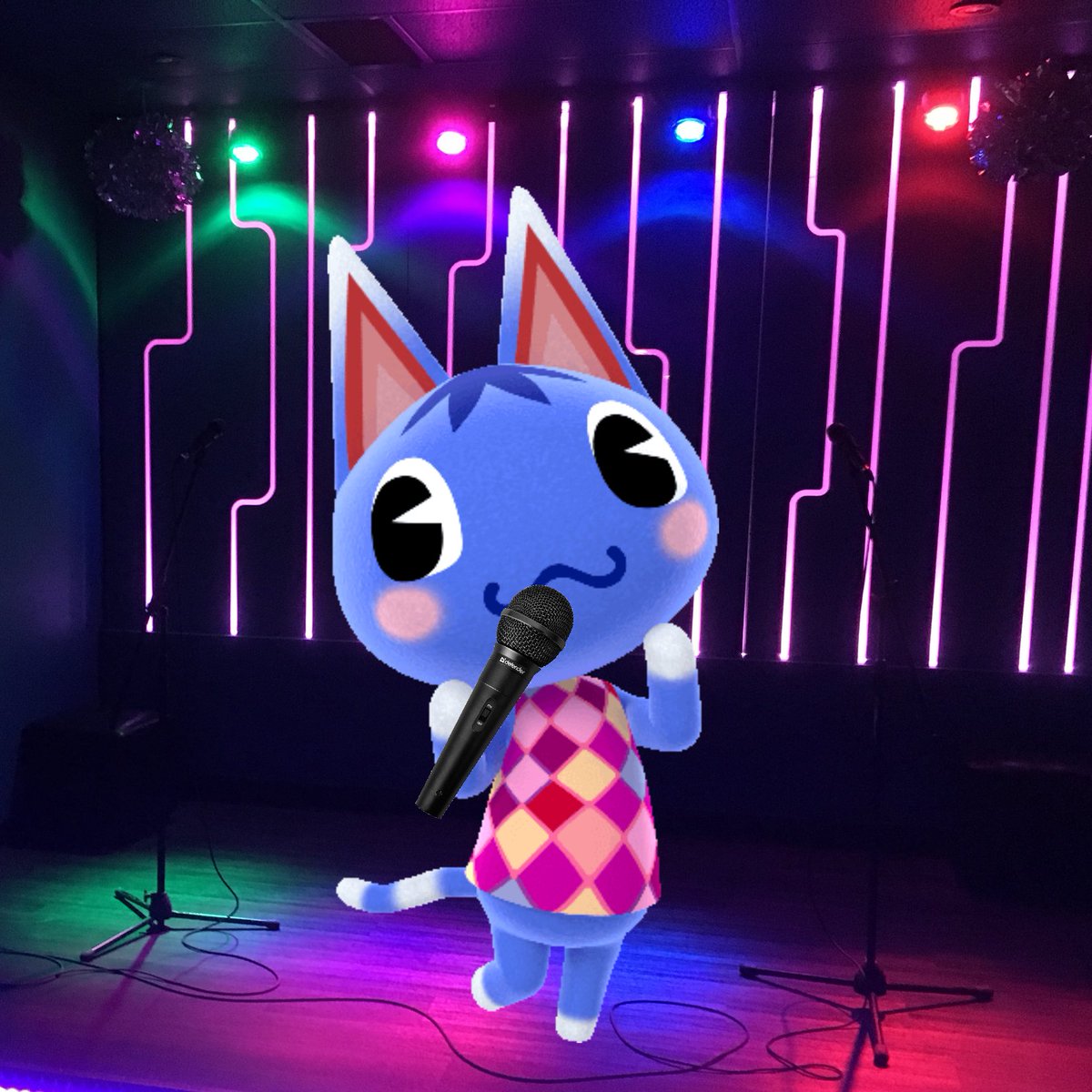 @RosieACNH_ Rosie doing karaoke