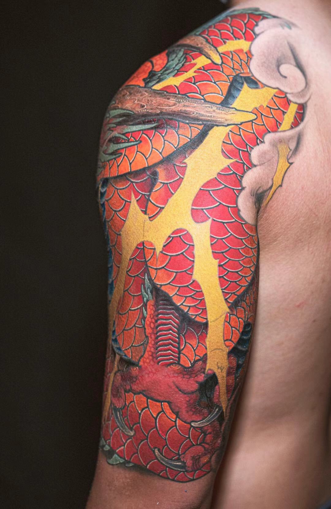 Kashu Horishin 加州彫心 龍 龍 刺青 入れ墨 タトゥー Dragon Tattoo T Co Djgnhzh2av Twitter