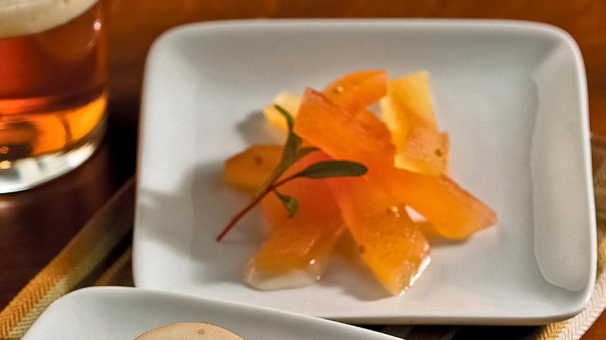 This was a new one for me but pickled watermelon rind is absolutely a rising star and deserves wider recognition. Look at it shining there just waiting for you to take a big tangy bite