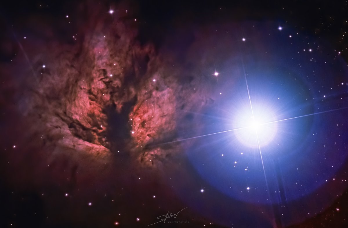 SeVoSpace's tweet image. Just a quick result of the Flame Nebula.

@sternwpeterberg 

#flamenebula #orion #astrophoto