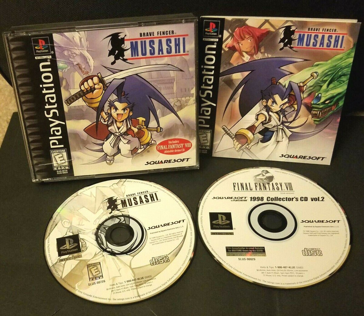 JRPG fans are in for a treat! I have a *COMPLETE* copy of Brave Fencer Musashi and Xenogears in like-new condition--both black label games! Worldwide shipping, too! Check 'em out here:  https://www.ebay.com/sch/m.html?_nkw=&_armrs=1&_ipg=&_from=&_ssn=capnson&_sop=10