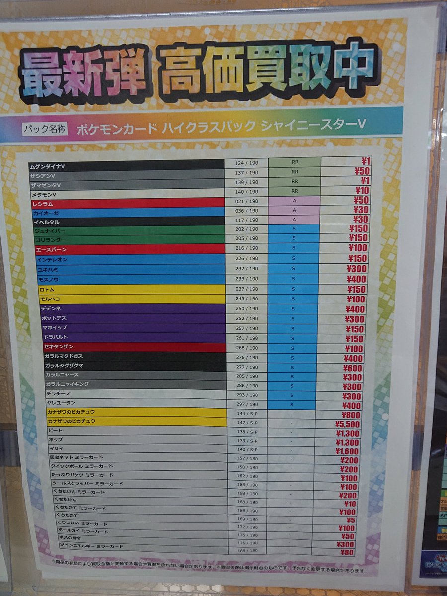 Tsutayacombox246秦野店 A Twitteren トレカ買取最新情報 買取価格更新しました ポケカ シャイニースターv 遊戯王 凍獄の氷結界 デュエマ 蒼龍革命 お待ちしてます Tsutayacombox246秦野店 A Twitteren トレカ買取最新情報 買取価格更新しました ポケカ シャイニースターv 遊戯王 凍獄の氷結界 デュエマ 蒼龍革命 お待ちしてます
