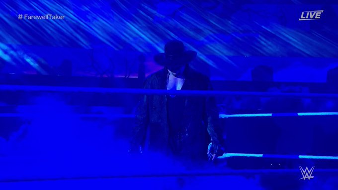 The Undertaker walked down to WWE ring at Survivor Series 2020 as the legend remained in his character for 'Farewell Taker'. 