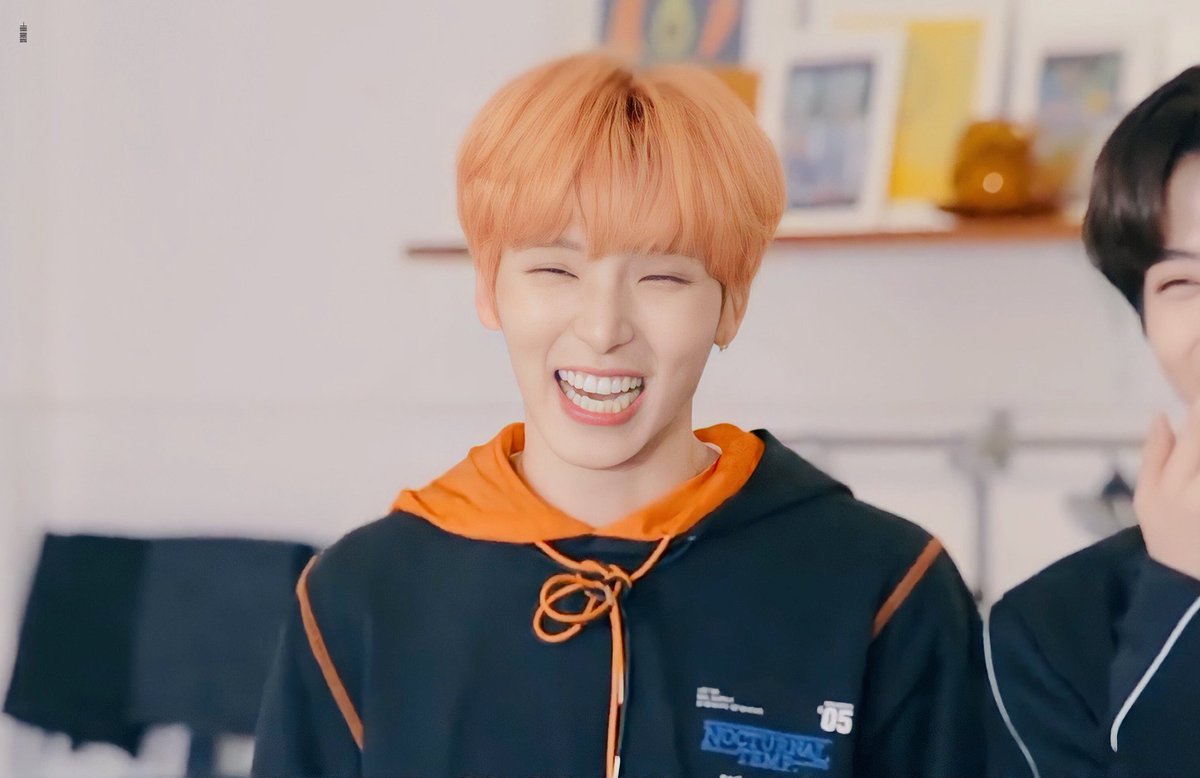 when seoho mega smiles and his nose does the ⌒ v ⌒ (a baby thread)