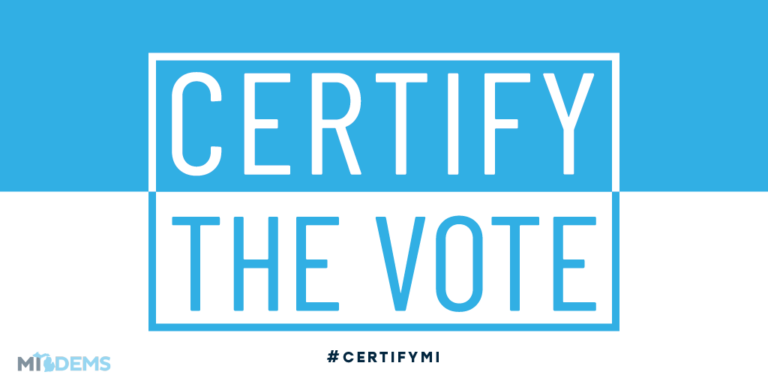 CMUforbiden's tweet photo. Call your State Senator &amp; Rep. To urge them to follow the law and the will of the voters. Joe Biden won Michigan and refusing to certify the election will not change that! https://t.co/svsoiuOVKf