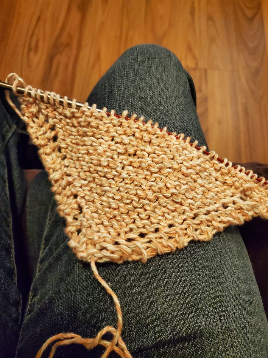 Learning how to knit during Covid. #knitting #craft #selfcare