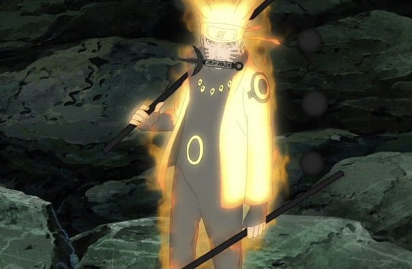 The next form is his SOSP form!This is Narutos god mode he acquired from Hagoromo after receiving his chakra and all 9 tailed beast chakra into a form of power that acts as his top tier safe form he can use!