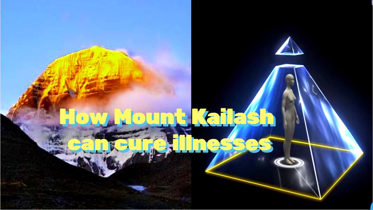 1/2What if I told u that  #Hindus are expected to visit  #MountKailash because the spiritual trip can cure your illnesses?Scriptures say our ancestors lived longer than us.Our ancestors knew how to work on HUMAN energy pyramid. Link>>> @LostTemple7