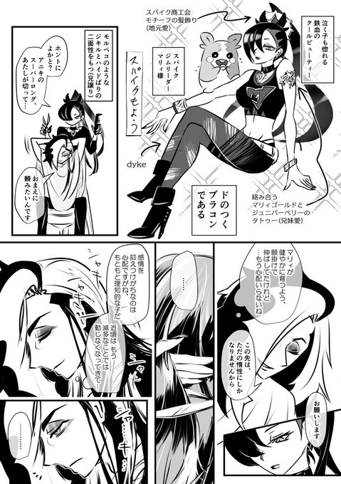 年齢操作スパイク兄妹 2ページ漫画 &勝手な兄妹解釈 