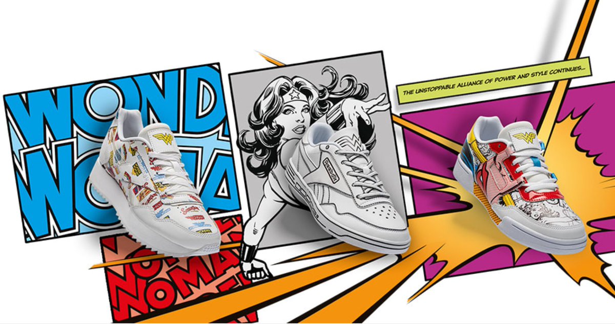 reebok club memt wonder woman