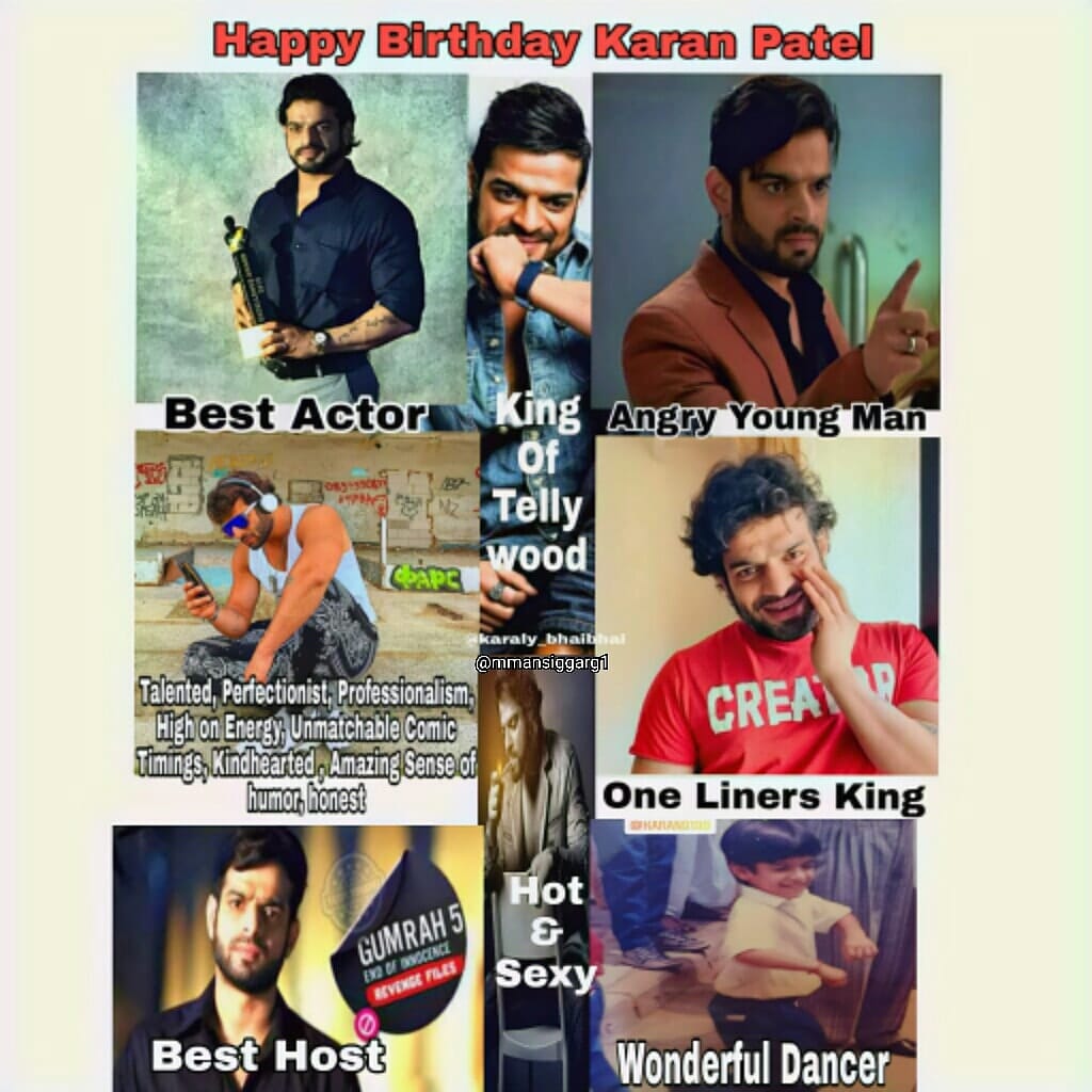 Mmansiggarg1's tweet photo. #HappyBirthdayKaranPatel
#stayhappyandblessed #Keepentertaining
#Godblessyou #KaranPatel
@TheKaranPatel @iamkaranRpatel https://t.co/nh3JNTJ5gC