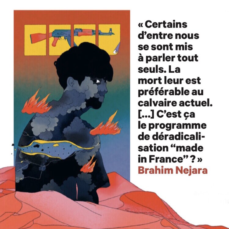 Février 20196 ans plus tard, Brahim est enfermé à la prison d'Al-Muthanna, dans l'ancien aéroport de Bagdad en Irak.  @UNHumanright y révèle des pratiques de torture « routinières et systématiques ».